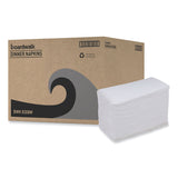 Boardwalk® Dinner Napkin, 2-Ply, 17 x 15, White, 100/Pack, 30 Packs/Carton (BWK8308W) Case of 3000