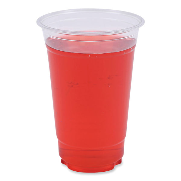 Boardwalk® Clear Plastic Cold Cups, 20 oz, PET, 50 Cups/Sleeve, 20 Sleeves/Carton (BWKPET20)