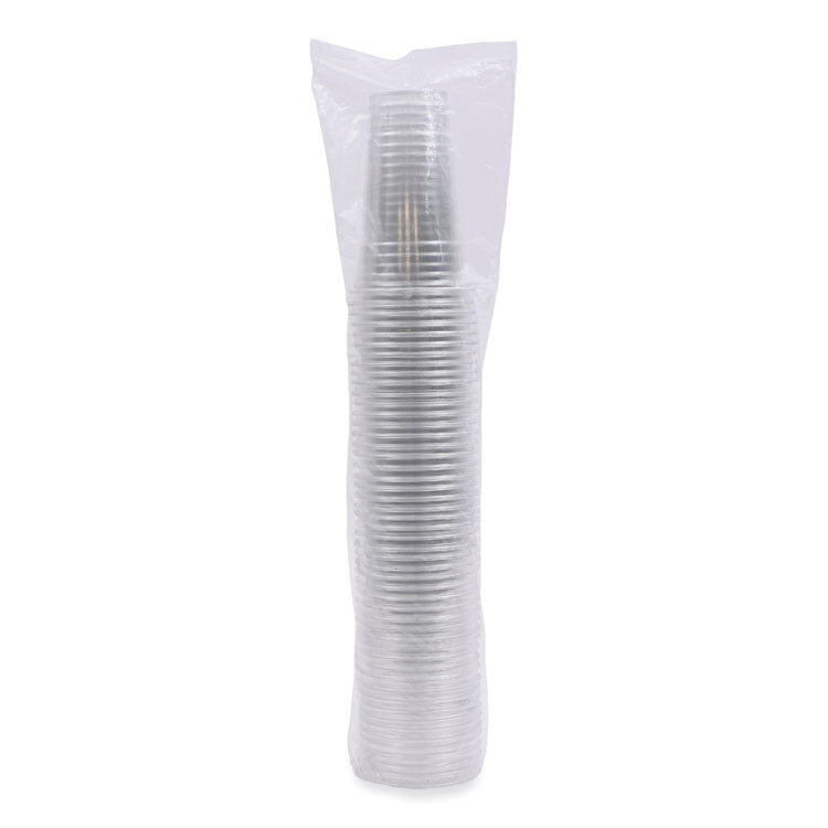 Boardwalk® Clear Plastic Cold Cups, 24 oz, PET, 50 Cups/Sleeve, 12 Sleeves/Carton (BWKPET24)