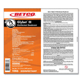 Betco® Glybet III Disinfectant, Citrus Bouquet Scent, 15.5 oz Aerosol Spray, 12/Carton (BET10862300) Case of 12