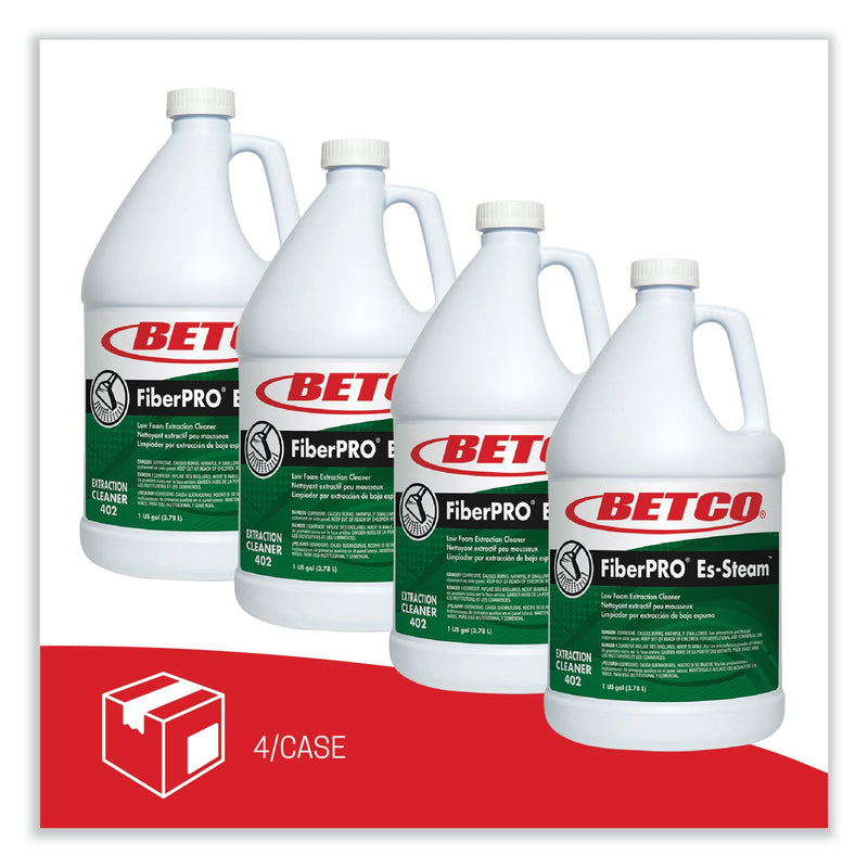 Betco® FiberPRO Es-Steam Carpet Cleaner, Country Fresh, 1 gal Bottle, 4/Carton (BET4020400) Case of 4