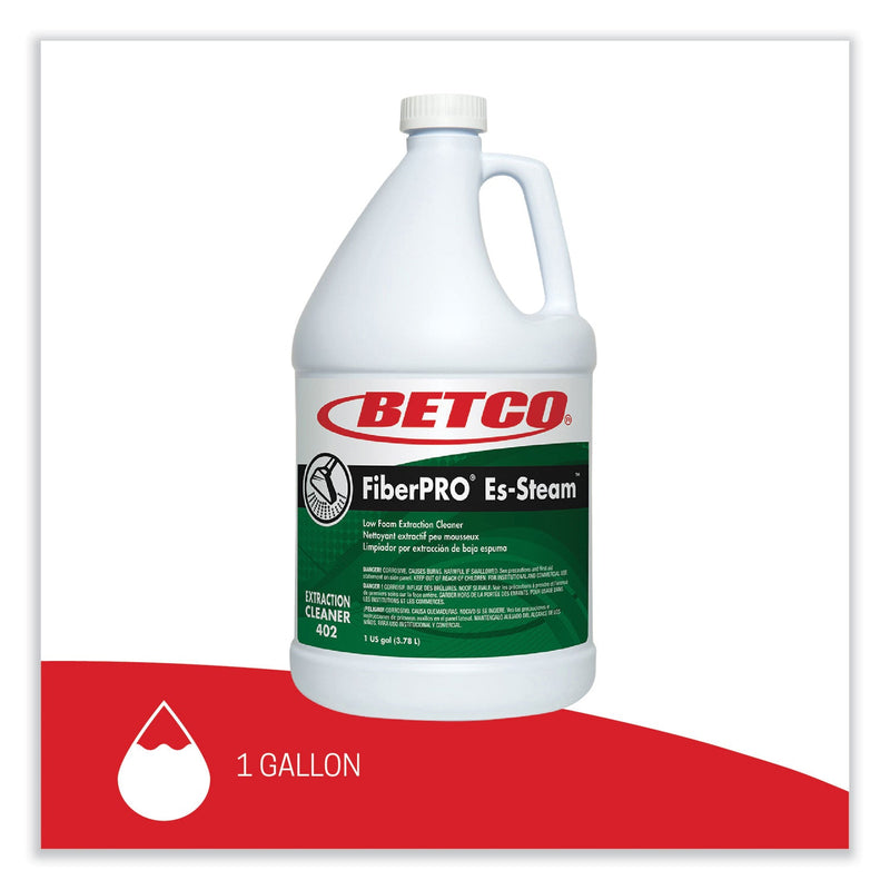 Betco® FiberPRO Es-Steam Carpet Cleaner, Country Fresh, 1 gal Bottle, 4/Carton (BET4020400) Case of 4