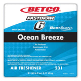 Betco® BestScent Ocean Breeze Deodorizer, Ocean Breeze Scent, 67.6 oz FastDraw Bottle, 4/Carton (BET2314700) Case of 4