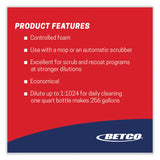 Betco® Daily Scrub SC Floor Cleaner, Characteristic Scent, 32 oz Bottle, 6/Carton (BET1884800) Case of 6