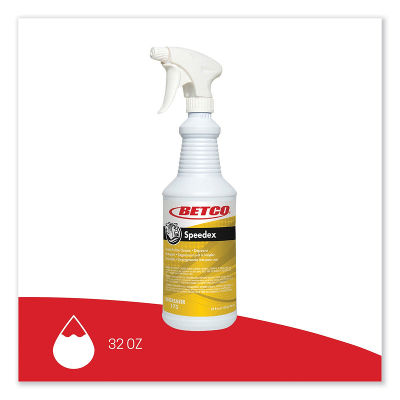 Betco® Speedex Degreaser, Mint, 32 oz Spray Bottle, 12/Carton (BET1731200)