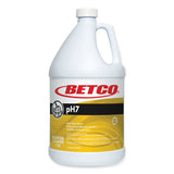 Betco® pH7 Floor Cleaner, Lemon Scent, 1 gal Bottle, 4/Carton (BET1380400) Case of 4