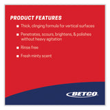 Betco® Best Bet Liquid Creme Cleanser, Mint, 32 oz Bottle, 12/Carton (BET771200)