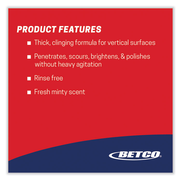 Betco® Best Bet Liquid Creme Cleanser, Mint, 32 oz Bottle, 12/Carton (BET771200)