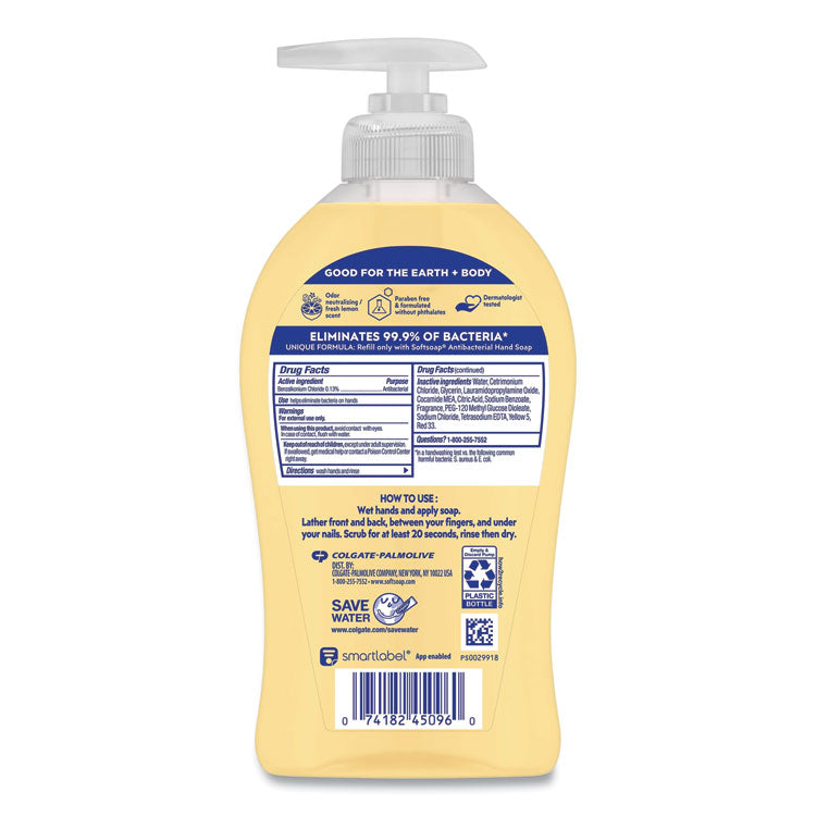 Softsoap® Antibacterial Hand Soap, Citrus, 11.25 oz Pump Bottle, 6/Carton (CPC45096)