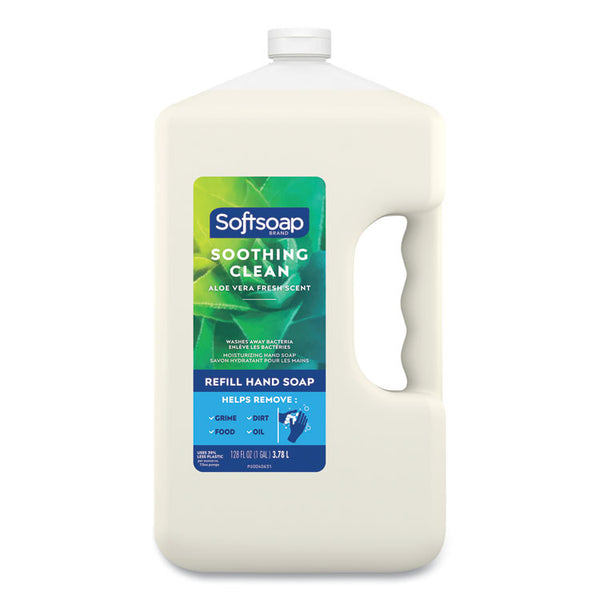 Softsoap® Liquid Hand Soap Refill with Aloe, Aloe Vera Fresh Scent, 1 gal Refill Bottle (CPC61036483EA)