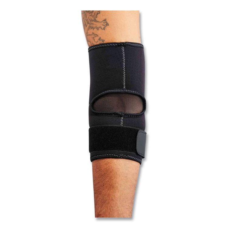 ergodyne® ProFlex 655 Compression Arm Sleeve with Strap, Medium, Black, Ships in 1-3 Business Days (EGO16583) Each