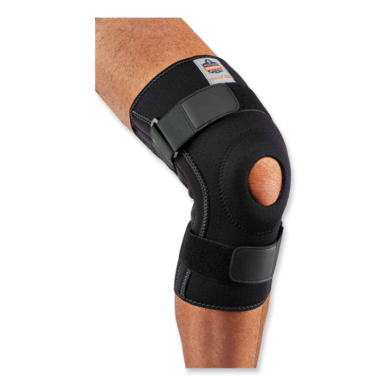 ergodyne® ProFlex 620 Open Patella Spiral Stays Knee Sleeve, Large, Black, Ships in 1-3 Business Days (EGO16544) Each