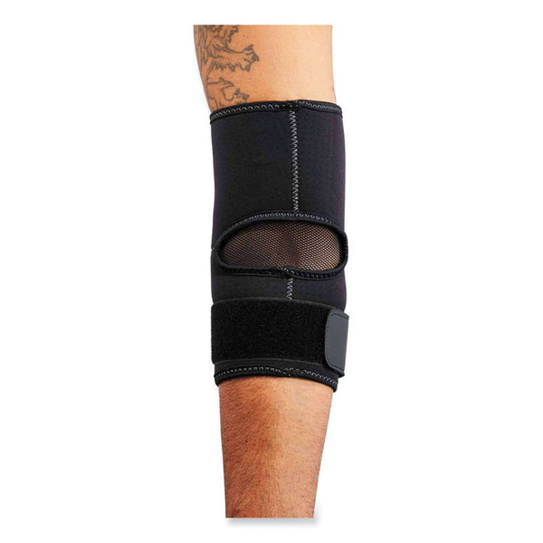 ergodyne® ProFlex 655 Compression Arm Sleeve with Strap, X-Large, Black, Ships in 1-3 Business Days (EGO16585) Each