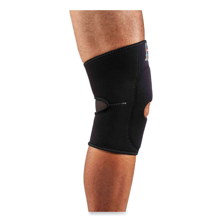ergodyne® ProFlex 615 Open Patella Anterior Pad Knee Sleeve, 2X-Large, Black, Ships in 1-3 Business Days (EGO16536) Each