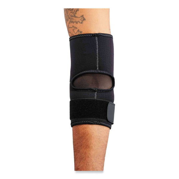 ergodyne® ProFlex 655 Compression Arm Sleeve with Strap, Small, Black, Ships in 1-3 Business Days (EGO16582) Each