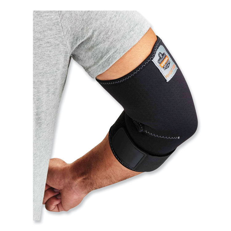 ergodyne® ProFlex 655 Compression Arm Sleeve with Strap, Small, Black, Ships in 1-3 Business Days (EGO16582) Each