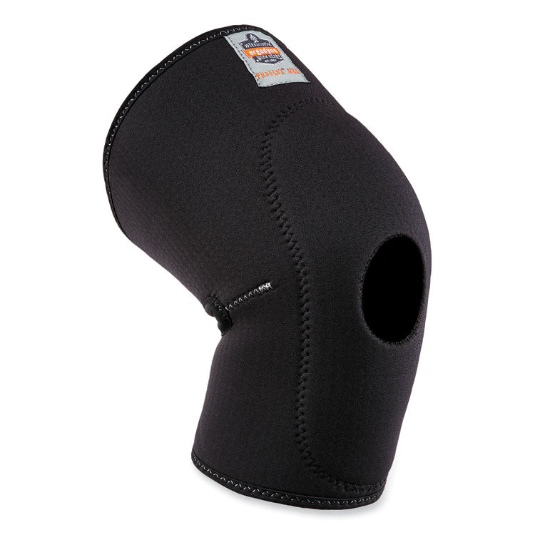 ergodyne® ProFlex 615 Open Patella Anterior Pad Knee Sleeve, Small, Black, Ships in 1-3 Business Days (EGO16532) Each