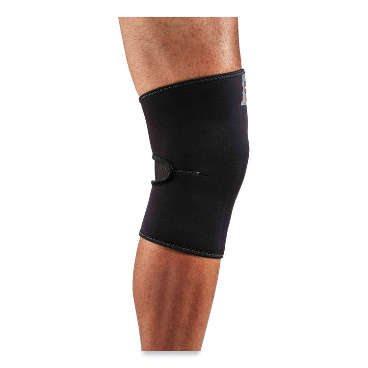 ergodyne® ProFlex 600 Neoprene Single Layer Knee Sleeve, Medium, Black, Ships in 1-3 Business Days (EGO16503) Each