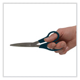 Westcott® Value Line Stainless Steel Shears, 8" Long, 3.5" Cut Length, Black Straight Handle (ACM13135)