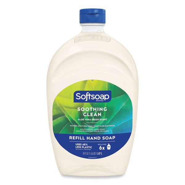 Softsoap® Moisturizing Hand Soap Refill with Aloe, Fresh, 50 oz, 6/Carton (CPC45992)