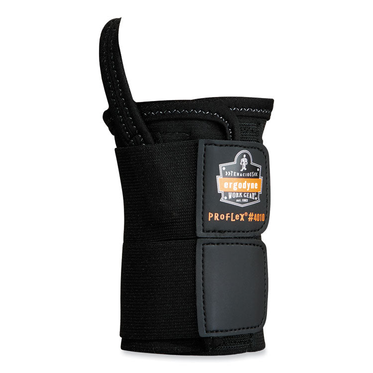 ergodyne® ProFlex 4010 Double Strap Wrist Support, Small, Fits Left Hand, Black, Ships in 1-3 Business Days (EGO70032) Each