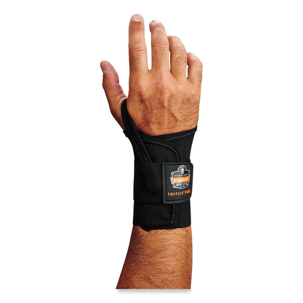 ergodyne® ProFlex 4000 Single Strap Wrist Support, Small, Fits Right Hand, Black, Ships in 1-3 Business Days (EGO70002) Each