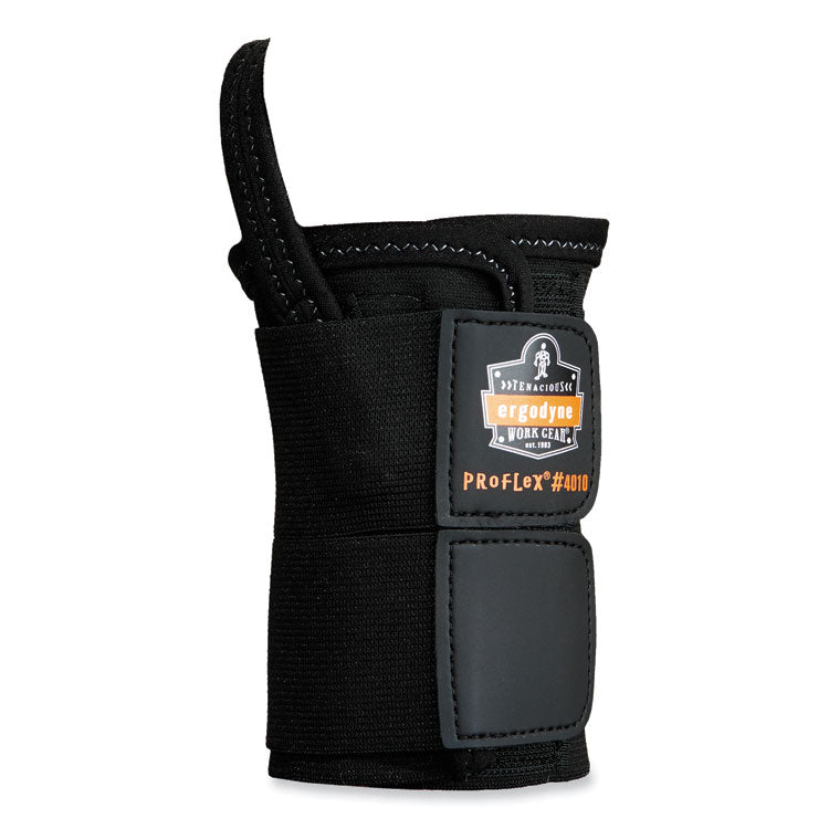 ergodyne® ProFlex 4010 Double Strap Wrist Support, X-Large, Fits Right Hand, Black, Ships in 1-3 Business Days (EGO70028) Each