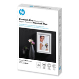 HP Premium Plus Photo Paper, 11.5 mil, 4 x 6, Glossy White, 100/Pack (HEWCR668A)