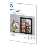 HP Advanced Photo Paper, 10.5 mil, 8.5 x 11, Glossy White, 50/Pack (HEWQ7853A)