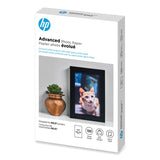 HP Advanced Photo Paper, 10.5 mil, 4 x 6, Glossy White, 100/Pack (HEWQ6638A)