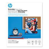 HP Everyday Photo Paper, 8 mil, 8.5 x 11, Glossy White, 50/Pack (HEWQ8723A) Pack of 50