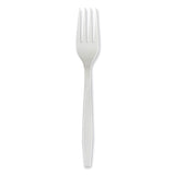 Boardwalk® Heavyweight Polypropylene Cutlery, Fork, White, 1000/Carton (BWKFORKHWPPWH) Case of 1000