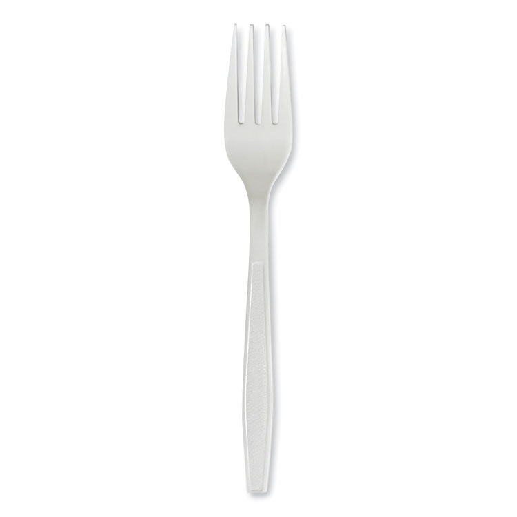 Boardwalk® Heavyweight Polypropylene Cutlery, Fork, White, 1000/Carton (BWKFORKHWPPWH) Case of 1000