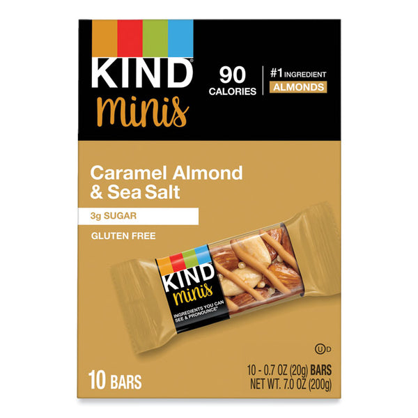 KIND Minis, Caramel Almond Nuts/Sea Salt, 0.7 oz, 10/Pack (KND27960)