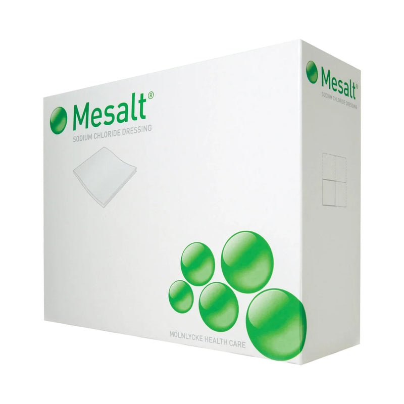 Mesalt® Sodium Chloride Impregnated Dressing Square 6 X 6 Inch / 3 X 3 Inch Folded Sterile (400463_CS) 240/CS