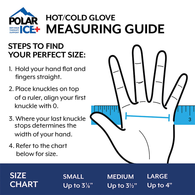 Polar Ice® Hot / Cold Therapy Glove Full Finger Small Wrist Length Ambidextrous (1206677_EA) 1/EA
