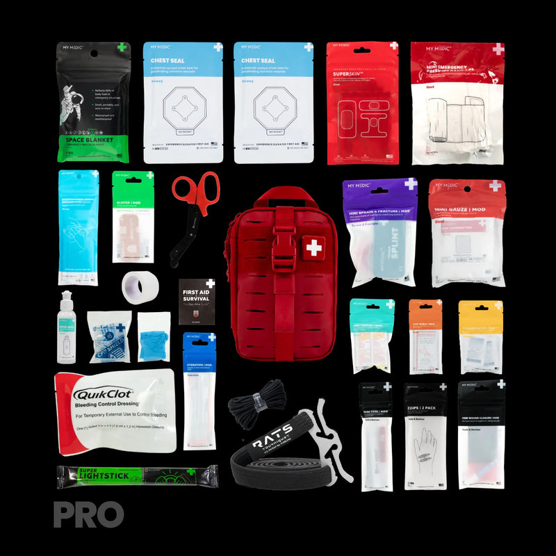 My Medic™ MYFAK Mini Pro First Aid Kit Red Soft Bag (1234447_EA) 1/EA