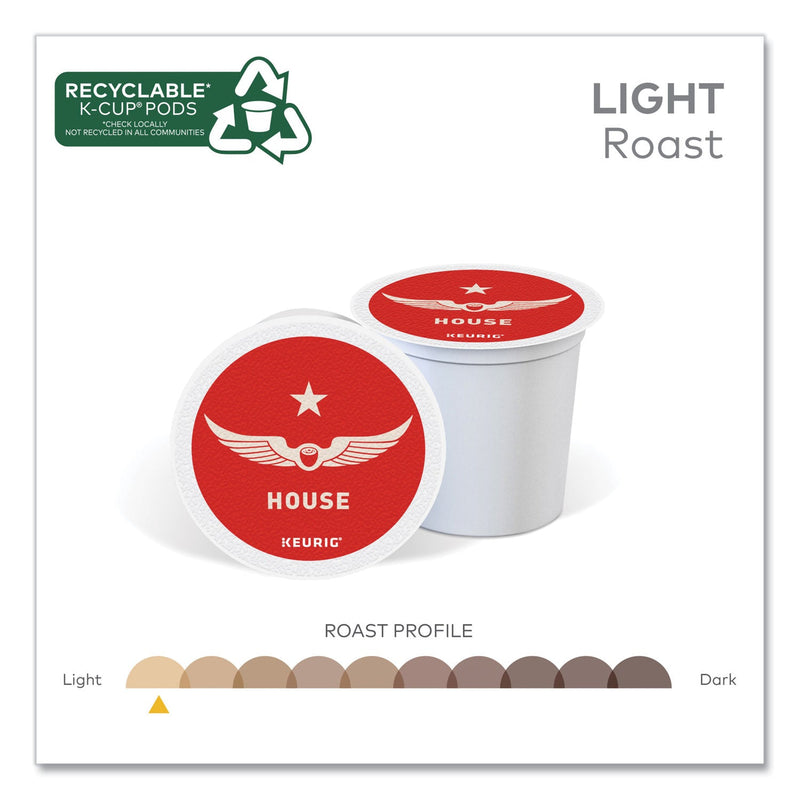 Intelligentsia House Blend Coffee K-Cups, Light Roast, 20/Box (GMT0153) Box of 20