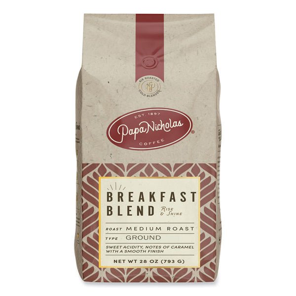 PapaNicholas® Coffee Premium Coffee, Whole Bean, Breakfast Blend (PCO32006)