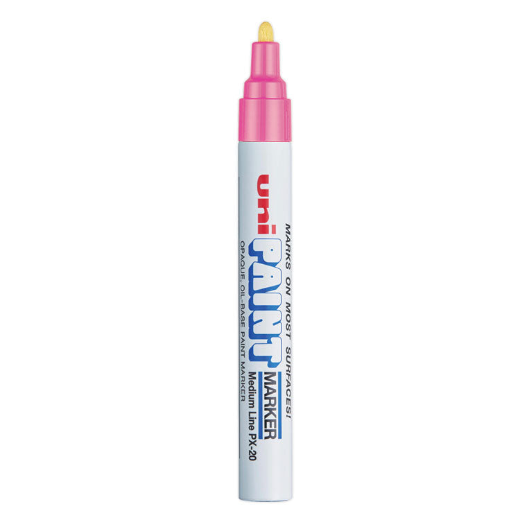 uni®-Paint Permanent Marker, Medium Bullet Tip, Pink (UBC63611) Each