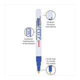uni®-Paint Permanent Marker, Fine Bullet Tip, Blue (UBC63703) Each