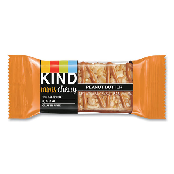 KIND Minis Chewy, Peanut Butter, 0.81 oz 10/Pack (KND27895)