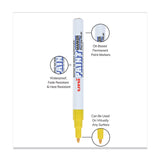 uni®-Paint Permanent Marker, Fine Bullet Tip, Yellow (UBC63705) Each