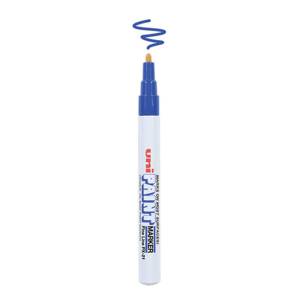 uni®-Paint Permanent Marker, Fine Bullet Tip, Blue (UBC63703) Each