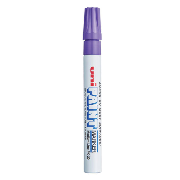 uni®-Paint Permanent Marker, Medium Bullet Tip, Violet (UBC63606) Each