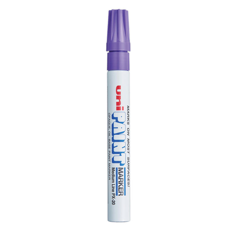 uni®-Paint Permanent Marker, Medium Bullet Tip, Violet (UBC63606) Each