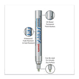 uni®-Paint Permanent Marker, Medium Bullet Tip, Metallic Silver (UBC63614) Each