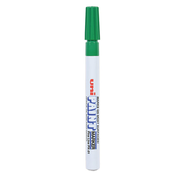 uni®-Paint Permanent Marker, Fine Bullet Tip, Green (UBC63704) Each
