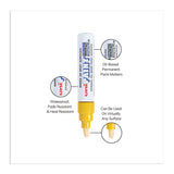 uni®-Paint Permanent Marker, Broad Chisel Tip, Yellow (UBC63735) Each