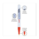 uni®-Paint Permanent Marker, Fine Bullet Tip, Red (UBC63702) Each
